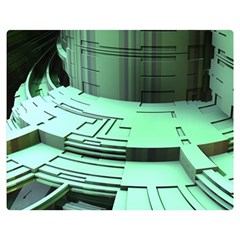 Futuristic Urban Architecture Double Sided Flano Blanket (medium)  by Celenk