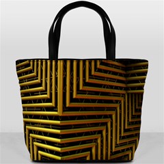 Modern Art Sculpture Architecture Bucket Bags by Celenk