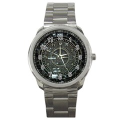 Time Machine Science Fiction Future Sport Metal Watch by Celenk