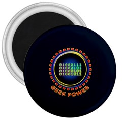 Geek Power 3  Magnets by linceazul