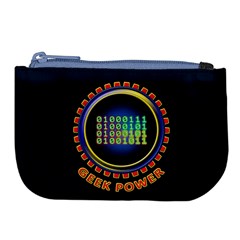 Geek Power Large Coin Purse by linceazul