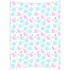 Cats And Flowers Back Support Cushion by snowwhitegirl