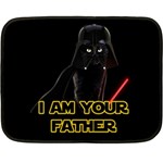 Darth Vader Cat Double Sided Fleece Blanket (Mini)  35 x27  Blanket Front