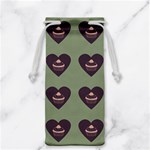 Cupcake Green Jewelry Bag Back