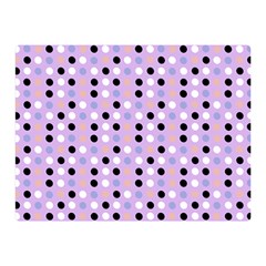 Black White Pink Blue Eggs On Violet Double Sided Flano Blanket (mini)  by snowwhitegirl