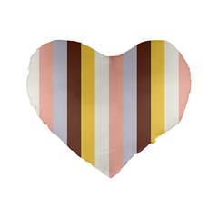 Dolly Standard 16  Premium Flano Heart Shape Cushions by snowwhitegirl