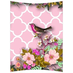Shabby Chic,floral,bird,pink,collage Back Support Cushion by NouveauDesign