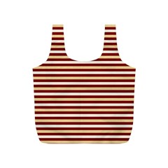Gold And Wine Full Print Recycle Bags (s)  by jumpercat