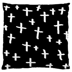 White Cross Standard Flano Cushion Case (two Sides) by snowwhitegirl