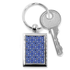 Persian Block Sky Key Chains (rectangle)  by jumpercat