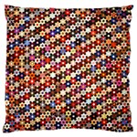 mosaic pattern quilt pattern Standard Flano Cushion Case (Two Sides) Back