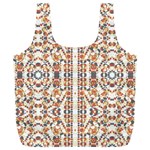 Multicolored Geometric Pattern  Full Print Recycle Bags (L)  Front