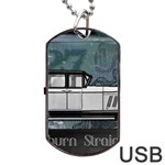 Vintage Car Automobile Auburn Dog Tag USB Flash (Two Sides) Back