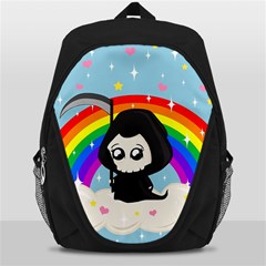Cute Grim Reaper Backpack Bag by Valentinaart