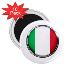 Italy Country Nation Flag 2 25  Magnets (10 Pack)  by Nexatart