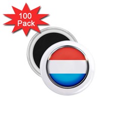 Luxembourg Nation Country Red 1 75  Magnets (100 Pack)  by Nexatart