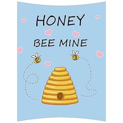 Bee Mine Valentines Day Back Support Cushion by Valentinaart