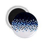 Flat Tech Camouflage Reverse Blue 2.25  Magnets Front