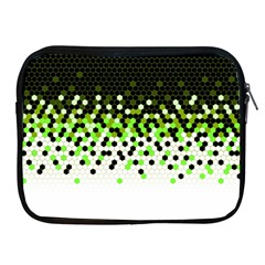 Flat Tech Camouflage Reverse Green Apple Ipad 2/3/4 Zipper Cases by jumpercat