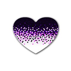 Flat Tech Camouflage Reverse Purple Heart Coaster (4 Pack)  by jumpercat