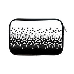 Flat Tech Camouflage White And Black Apple Ipad Mini Zipper Cases by jumpercat