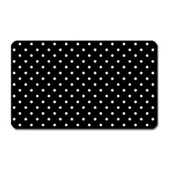 Black Polka Dots Magnet (rectangular) by jumpercat