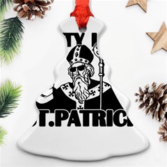  St  Patricks Day  Ornament (christmas Tree)  by Valentinaart