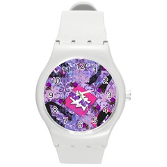 Purlpe Retro Pop Round Plastic Sport Watch (m) by snowwhitegirl