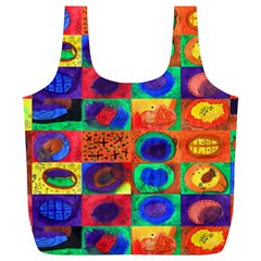 Water Color Eggs Tile Full Print Recycle Bags (l)  by snowwhitegirl