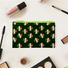 Irish Clover Cosmetic Bag (xs) by Valentinaart