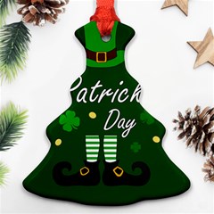 St Patricks Leprechaun Ornament (christmas Tree)  by Valentinaart