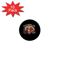 Route 66 1  Mini Buttons (10 Pack)  by ArtworkByPatrick