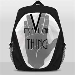 It s A Vulcan Thing Backpack Bag by Howtobead