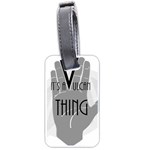Vulcan Thing Luggage Tags (Two Sides) Front