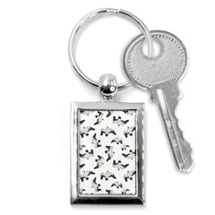 Birds Pattern Photo Collage Key Chains (rectangle)  by dflcprints