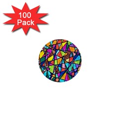 Pattern-13 1  Mini Buttons (100 Pack)  by ArtworkByPatrick