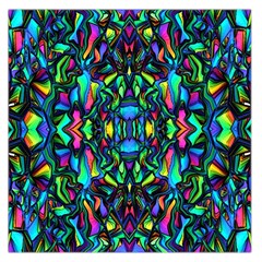 Pattern-14 Large Satin Scarf (square) by ArtworkByPatrick