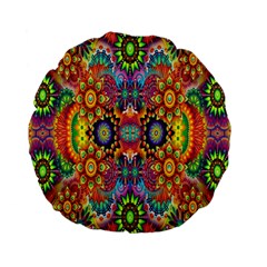 Artwork By Patrick-pattern-22 Standard 15  Premium Flano Round Cushions by ArtworkByPatrick