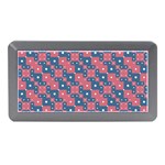 Squares And Circles Motif Geometric Pattern Memory Card Reader (Mini) Front