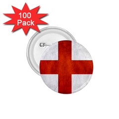 England Flag 1 75  Buttons (100 Pack)  by Valentinaart