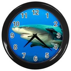 Lemon Shark Wall Clocks (black) by trendistuff