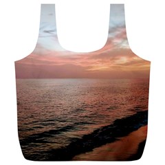 Sunset On Rincon Puerto Rico Full Print Recycle Bags (l)  by StarvingArtisan