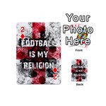 Football is my religion Playing Cards 54 (Mini)  Front - Diamond2