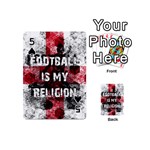 Football is my religion Playing Cards 54 (Mini)  Front - Spade5