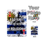 Football is my religion Playing Cards 54 (Mini)  Front - Heart8