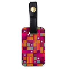 Abstract Background Colorful Luggage Tags (one Side)  by Sapixe