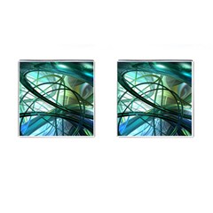 Abstract Cufflinks (square) by Sapixe