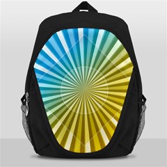 Abstract Art Art Radiation Backpack Bag by Sapixe