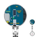 Amphisbaena Two Platform Dtn Node Vector File Stainless Steel Nurses Watch Front