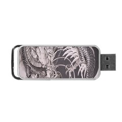 Chinese Dragon Tattoo Portable Usb Flash (two Sides) by Sapixe
